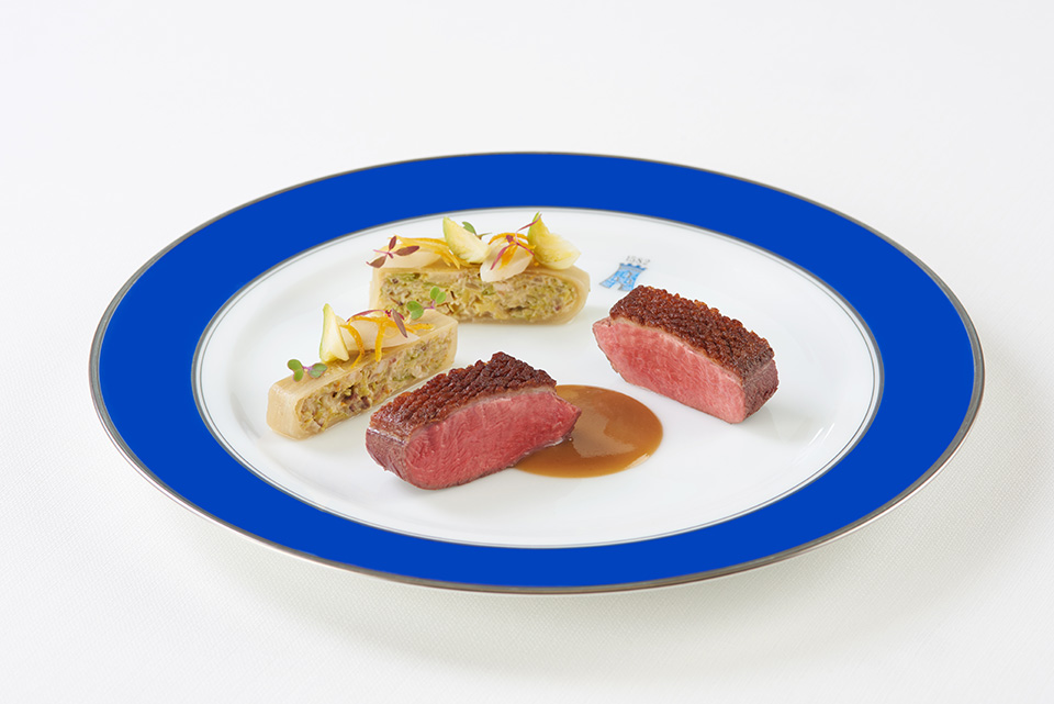 幼鴨のロースト カルヴァドスソース