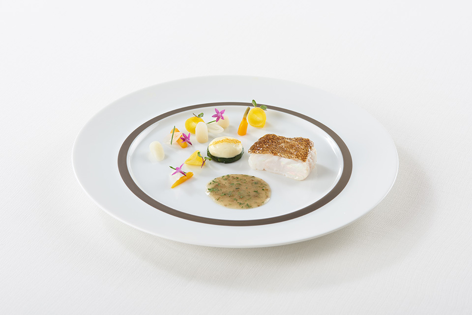 ハタのポワレ グルノブロワーズ