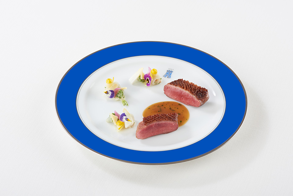 幼鴨のロースト シャトーブリアンソース